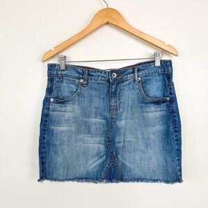 Paper Denim & Cloth Low Rise y2k premium Denim Mini Skirt - Size 8